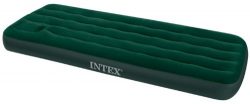 Intex Downy Airbed with Built-in Foot Pump, Twin