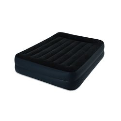 Intex Dura-Beam Standard Series Pillow Rest Raised Airbed w/Built-in Pillow & Electric Pump, ...