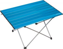 Trekology Portable Camping Tables with Aluminum Table Top, Hard-Topped Folding Table in a Bag fo ...