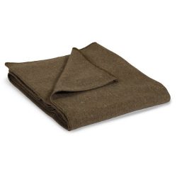 Stansport 1244 Wool Blend Camp Blanket, Olive Green