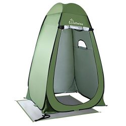 WolfWise Shower Tent Privacy Portable Camping Beach Toilet Pop Up Tents Changing Dressing Room O ...