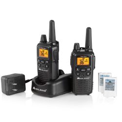 Midland LXT600VP3 36-Channel GMRS with 30-Mile Range, NOAA Weather Alert, Rechargeable Batteries ...