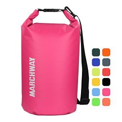 Floating Waterproof Dry Bag 5L/10L/20L/30L, Roll Top Dry Sack for Boat, Ski, Beach, Paddle Board ...