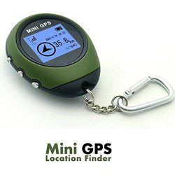 Winterworm Outdoor Mini Handheld Portable GPS Navigation Location Finder Dot Matrix Display For  ...
