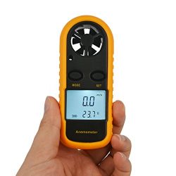C-Zone 2016 Hot Digital LCD CFM/CMM Thermo Anemometer + Infrared Thermometer For Wind Speed Gaug ...
