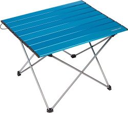 Trekology Portable Camping Tables with Aluminum Table Top, Hard-Topped Folding Table in a Bag fo ...