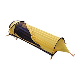 CreHouse Ultralight Camping 1-Person Waterproof BIVY Tent with Backpacking Bag For Camping, Hiki ...