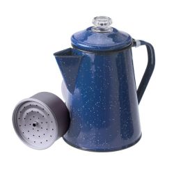 GSI Outdoors Enamelware Percolator Coffee Pot, 12-Cup