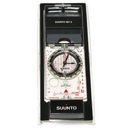Suunto – High Grade Steel MC-2 Pro Compass with Mirrored Sighting, Adjustable Declination, and a ...