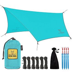 Rain Fly Tarp – The WiseFly by Wise Owl Outfitters – Premium 11 x 9 ft Waterproof Ca ...