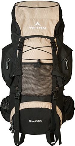 Teton Sports Scout 3400 Internal Frame Backpack – Not Your Basic Backpack; High-Performance Back ...