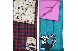 2-Pack – Ozark-Trail Kids Sleeping Bag Camping Indoor Outoor Traveling (Raccoon / Bear) (2 ...