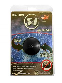 LandAirSea 54 Waterproof Covert Magnetic Real Time GPS Tracker for Personal Vehicle Asset and Fl ...