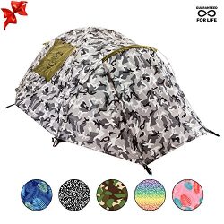 CHILLBO CABBINS Best 2 Person Tent with Cool Patterns ULTIMATE HOLIDAY CAMPING GEAR GIFT for Bac ...