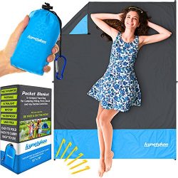 Pocket Blanket Camping & Hiking Gear – 55″x70″ | Best Ultralight Waterproo ...