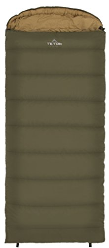 TETON Sports Celsius XL -18C/0F Sleeping Bag; 0 Degree Sleeping Bag Great for Cold Weather Campi ...