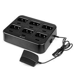 Retevis Six-Way Multi Unit Rapid Gang Charger for Retevis RT21 Two Way Radio (1 Pack)