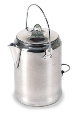 Stansport Aluminum Percolator Coffee Pot, 9 Cups