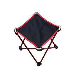 LEAPTIME Outdoor Folding Small Chair Indoor Portable Slacker Stool for Camping Fishing Hiking an ...