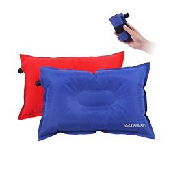 REDCAMP Inflatable Camping Pillow 2 Pack, 3.2oz Ultralight Inflatable Travel Pillow for Backpack ...