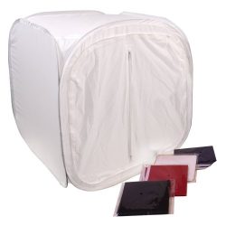 G-Star Photography 24 Inch Studio Photo Light Tent Lighting Box w/ 4 Backdrops