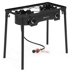 Best Choice Products Propane Gas Outdoor Double Burner Cooker