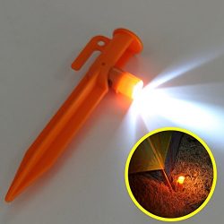 15cm Practical Outdoor Tent Pegs LED Camping Lights Trip Survival Accessory / . This is a very p ...