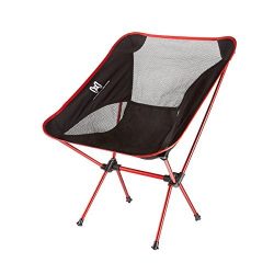 Moon Lence Ultralight Camping Chairs Folddable Backpacking Beach Chairs with Carry Bag