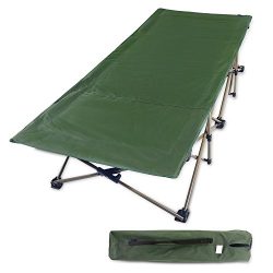 REDCAMP Camping Cot for Adults, Oversize and Easy Portable Wide Cot, Free Storage Bag Included,  ...