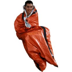 ThermaSave Emergency Reflective Sleeping Bag, Multi-Layer Bivy Sack, Emergency Zone Brand