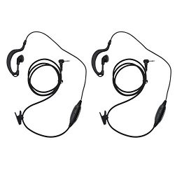 abcGoodefg G Shape Clip-Ear Headset Earpiece Mic for Motorola Talkabout MD200TPR MH230R MR350R M ...