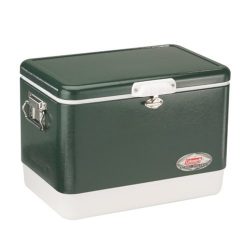 Coleman Steel-Belted Portable Cooler, 54 Quart, Olive Green