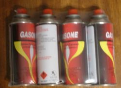 Gasone Butane Fuel Canister (4pack)