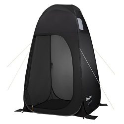 KingCamp Portable Pop Up Privacy Shelter Dressing Changing Privy Tent Cabana Screen Room w Weigh ...