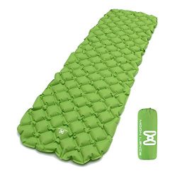 Moon Lence Sleeping Pad Lightweight Inflatable Camping Pad Compact Sleeping Mat Portable Hiking  ...