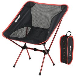 Ultralight Folding Camping Chair, Portable Compact for Outdoor Camp, Travel, Beach, Picnic, Fest ...