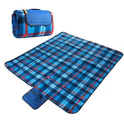 Michael Josh Large Outdoor Picnic Blanket,59″ X 53″ Waterproof Handy Mat Tote Great  ...