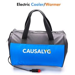 Argus Le Causalyg 12 Volt DC Soft Electric Car Cooler/Warmer Bag, Portable Car Refrigerator/Frid ...