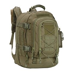 WolfWarriorX Military Tactical Assault Backpack 3-Day Expandable Backpack Waterproof Molle Rucks ...