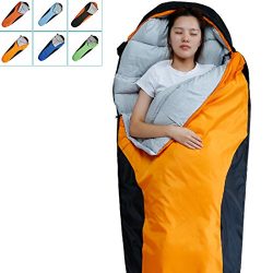 Camping Sleeping Bag-Envelope Mummy Outdoor Lightweight Portable Waterproof Perfect for 20 degre ...