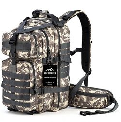 RUPUMPACK Military Tactical Backpack Hydration Backpack by, Army MOLLE Bug Out Bag, Small 3-Day  ...