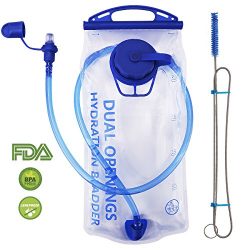 Hydration Bladder 2 Liter Water Reservoir 2L Leak Proof Water Bladder Bag, Replacement Reservoir ...