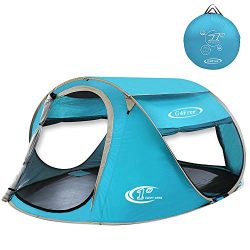 G4Free Pop Up Tent Beach Cabana Instant Backpacking Sun Shelter Water Resistant Camping Cabin Te ...