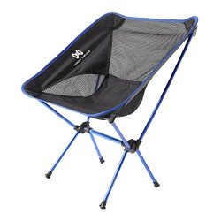 Moon Lence Outdoor Ultralight Portable Folding Chairs with Carry Bag Heavy Duty 242lbs Capacity  ...