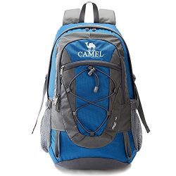 Camel Lightweight Hiking Backpack Outdoor Backpacking Travel Daypacks Water Resistant & Dura ...