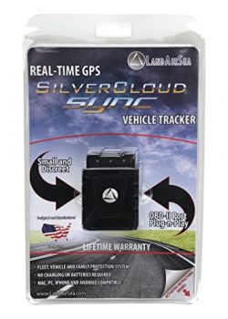 LandAirSea SilverCloud SYNC Real-time Tracking Device Covert OBD2 GPS Tracker for Vehicles and F ...