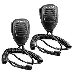 Walkie Talkie Handheld Speaker Mic, Shoulder Microphone for BaoFeng UV-5R 5RA 5RB 5RC 5RD 5RE 5R ...