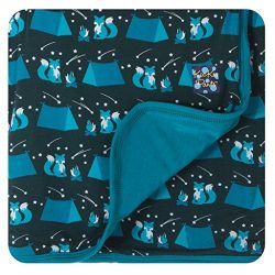 KicKee Pants Print Stroller Blanket, Camping Fox