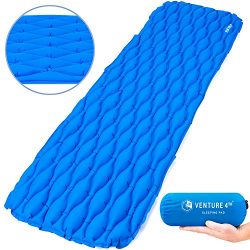 VENTURE 4TH Ultralight Sleeping Pad by Lightweight, Compact, Durable, Tear Resistant, Supportive ...