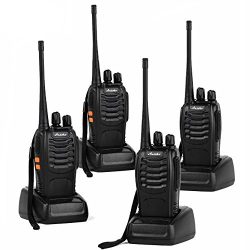 Ansoko Long Range Walkie Talkies Amateur Two Way Radios FRS/GMRS 16-Channel 2-Way Radio (Pack of 4)